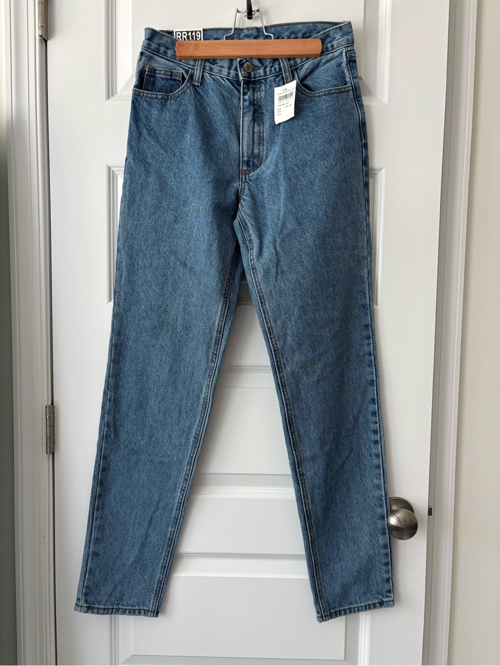 Brandy Melville RR119 High Rise Mom Jeans Size S NWT